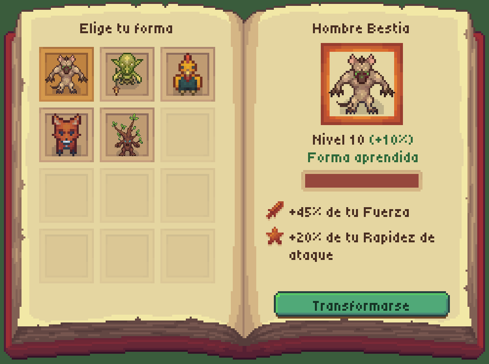 Bestiario del Metamorfo